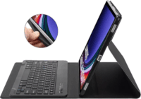 Tech-Protect Galaxy Tab S9 / S9 FE / S10 FE / S10 Lite Tablet Billentyűzetes Tok - Fekete (ENG)