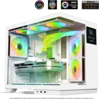 Spirit of Gamer Viper CRX ARGB Midi Torony Számítógépház - Fehér