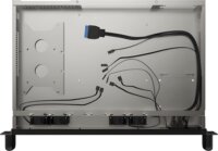 Lanberg ITX 300/10 19" 1U Rack Szerver Ház (30 x 43 x 4,45 cm) - Ezüst/Fekete