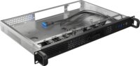 Lanberg ITX 300/10 19" 1U Rack Szerver Ház (30 x 43 x 4,45 cm) - Ezüst/Fekete