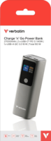 Verbatim Charge "n" Go w 27000mAh 183W Poerbank - Szürke