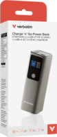 Verbatim Charge "n" Go w 27000mAh 183W Poerbank - Szürke