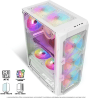 Spirit of Gamer Rebel XT Midi Torony Számítógépház - Fehér