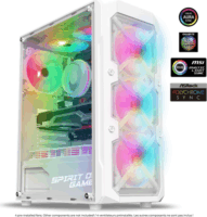 Spirit of Gamer Rebel XT Midi Torony Számítógépház - Fehér