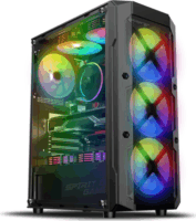 Spirit of Gamer Rebel XT ARGB Midi Torony Számítógépház - Fekete