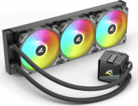Sharkoon S60 ARGB 360mm ARGB All In One Univerzális CPU Vízhűtés - Fekete