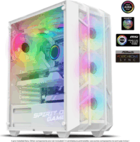 Spirit of Gamer Rebel NX Midi Torony Számítógépház - Fehér