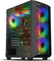 Spirit of Gamer Rebel NX Midi Torony Számítógépház - Fekete