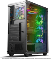 Spirit of Gamer Rebel NX Midi Torony Számítógépház - Fekete