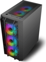 Spirit of Gamer Rebel NX Midi Torony Számítógépház - Fekete