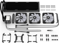 Sharkoon S100 ARGB 360mm ARGB All In One Univerzális CPU Vízhűtés - Fekete