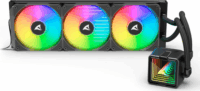 Sharkoon S100 ARGB 360mm ARGB All In One Univerzális CPU Vízhűtés - Fekete