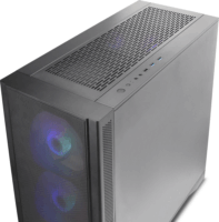 Silentware Air 1000 Midi Torony Számítógépház + 4db 140mm ARGB ventilátor - Fekete