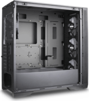 Silentware Air 1000 Midi Torony Számítógépház + 4db 140mm ARGB ventilátor - Fekete