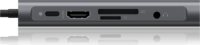 ICY BOX IB-DK4040a-CPD Univerzális 10in1 USB-C Laptop Dokkoló Állomás 100 Watt