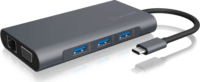 ICY BOX IB-DK4040a-CPD Univerzális 10in1 USB-C Laptop Dokkoló Állomás 100 Watt