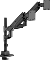 ICY BOX IB-MS702-T 32"-57" Monitor asztali tartó kar - Fekete (2 kijelző)
