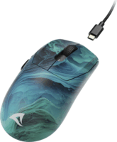 Sharkoon Skiller SGM25W Wireless Gaming Egér - Türkiz