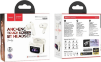 Hoco EQ21 Bluetooth Fülhallgató Headset Töltőtokkal - Fehér