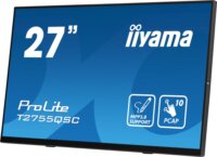 iiyama 27" T2755QSC-B1 16:9 WQHD IPS LED Érintőképernyős Monitor - Fekete