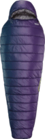 Therm-a-Rest 45F/7C SpaceCowboy Bal cipzáras Hálózsák 183 x 156 cm (6 / 11 °C) - Lila / Ezüst