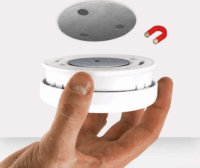 Alecto SMK10 Mágneses szerelő készlet Füst / Sén-monoxid érzékelőkhöz - Ezüst