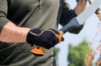 Fiskars 1003478 Kerti Munkavédelmi kesztyű (8-as méret) - Fekete