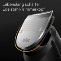 Braun BT9440 Series 9 Vezeték nélküli Akkus Haj- és szakállnyíró - Fekete / Szürke