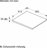 Neff T66SHX4L0 N 70 Smart Beépíthető 4 zónás Indukciós Főzőlap 7400 Watt - Fekete