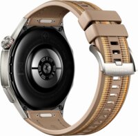 Huawei Watch GT 6 Pro 46mm Okosóra Barna Nejlon Szíjjal - Fekete / Titán