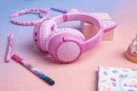 PowerLocus Bobo Bluetooth mikrofonos fejhallgató - Rózsaszín