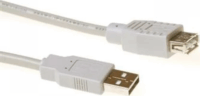 ACT SB2199 USB-A 2.0 Apa - USB-A 2.0 Anya Hosszabbító Kábel 1m - Szürke