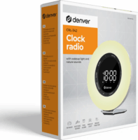 Denver ENT CRL-342 FM rádiós ébresztőóra ébresztőfénnyel és természet hangokkal - Fehér