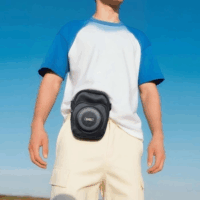 Hoco HC41 válltáska Bluetooth hangszóróval Hordozható hangfal 8 Watt - Fekete