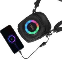 Hoco HC41 válltáska Bluetooth hangszóróval Hordozható hangfal 8 Watt - Fekete