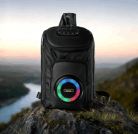 Hoco HC42 hátizsák Bluetooth hangszóróval 2.0 Hordozható hangfal 8W - Fekete