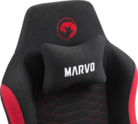 Marvo CH-178 Kahn Gamer Szék - Fekete / Piros