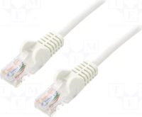 Goobay 68500 U/UTP Cat5e RJ45 Patch Kábel 0.5m - Fehér