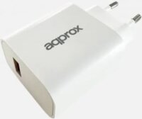 Approx APPUSBWALL18 USB-A Hálózati Töltő Adapter 18W + USB-C Kábel 1m - Fehér