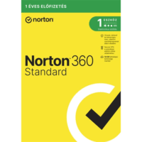 Norton 360 Standard 21417481 10GB HUN Online vírusirtó szoftver elektronikus licenc (1 PC / 1 év)