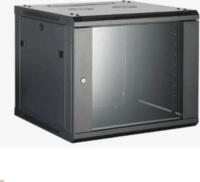 Hikvision 19" Fali rack szekrény 9U 600x450mm - Fekete