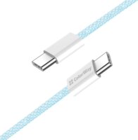Colorway CW-CBPDCC061-BL USB-C 2.0 Apa - USB-C 2.0 Apa Adat és Gyorstöltő Kábel 60W 1m - Kék