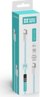 Colorway CW-CBPDCC061-BL USB-C 2.0 Apa - USB-C 2.0 Apa Adat és Gyorstöltő Kábel 60W 1m - Kék