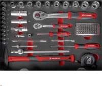 Holzmann WZK119ECO Szerszámkészlet Alu kofferben (119db/csomag)