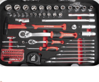 Holzmann WZK167PRO Szerszámkészlet húzató kofferben (167db/csomag)