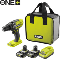 Ryobi ONE+ R18PD3-220S Akkus ütvefúró-csavarozó 18V + 2x 2000mAh Akkumulátor + Táska