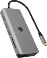 ICY BOX IB-DK4061-CPD Univerzális 12in1 USB-C Laptop Dokkoló Állomás 100 Watt