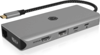 ICY BOX IB-DK4061-CPD Univerzális 12in1 USB-C Laptop Dokkoló Állomás 100 Watt