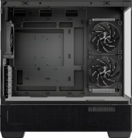 DeepCool CG380 3F Midi Torony Számítógépház + 3db 120mm ventilátor - Fekete