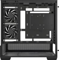 DeepCool CG380 3F Midi Torony Számítógépház + 3db 120mm ventilátor - Fekete